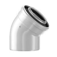 Coude concentrique condensation 45° - 60/100 - Bosch/ELM Leblanc