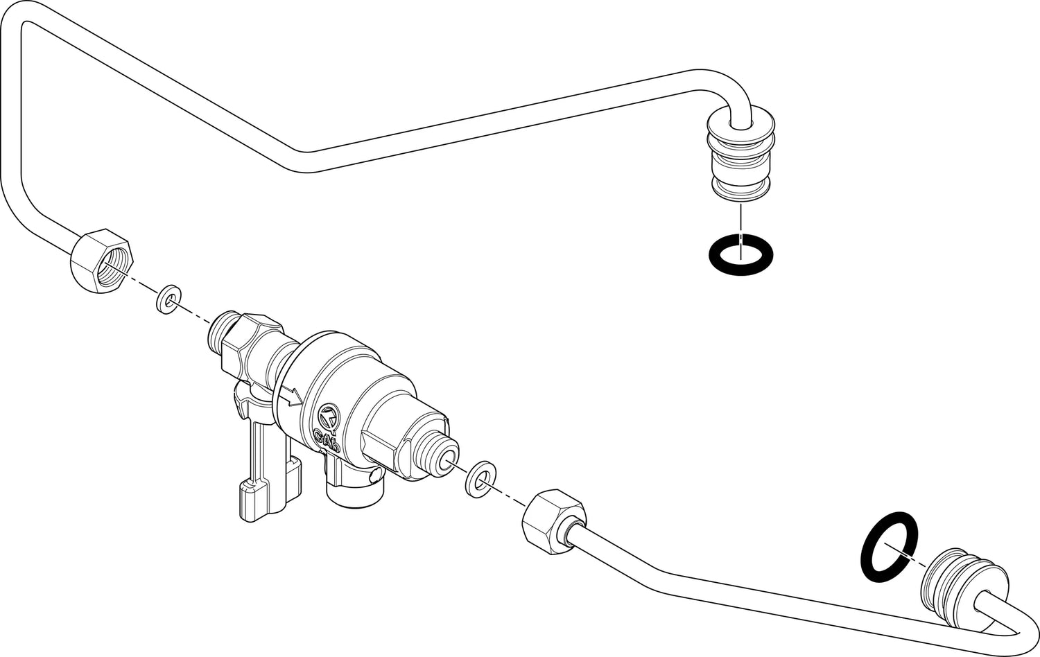 Kit disconnecteur SVBC 76 1483 pour stellis MODULE CONDENS - ELM Leblanc