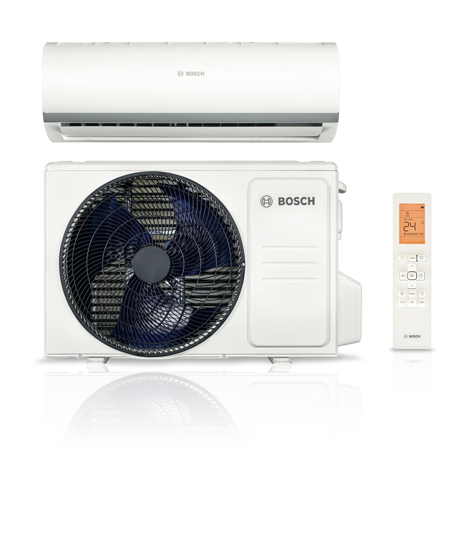 PAC Air/Air - Ensemble Mono-Split - CL2000-Set 26 WE - Mural 2,6kW - R32 - Bosch