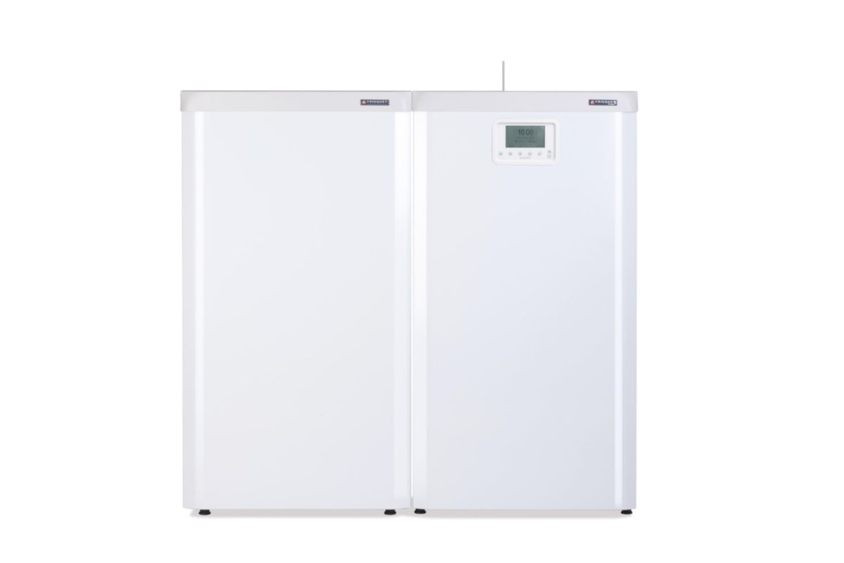 Préparateur eau chaude UPEC 120L sol horizontal (côte à côte) inox (comporte de série tous les accessoires de raccordement à une chaudière sol horizontale) - ref F3AA41066