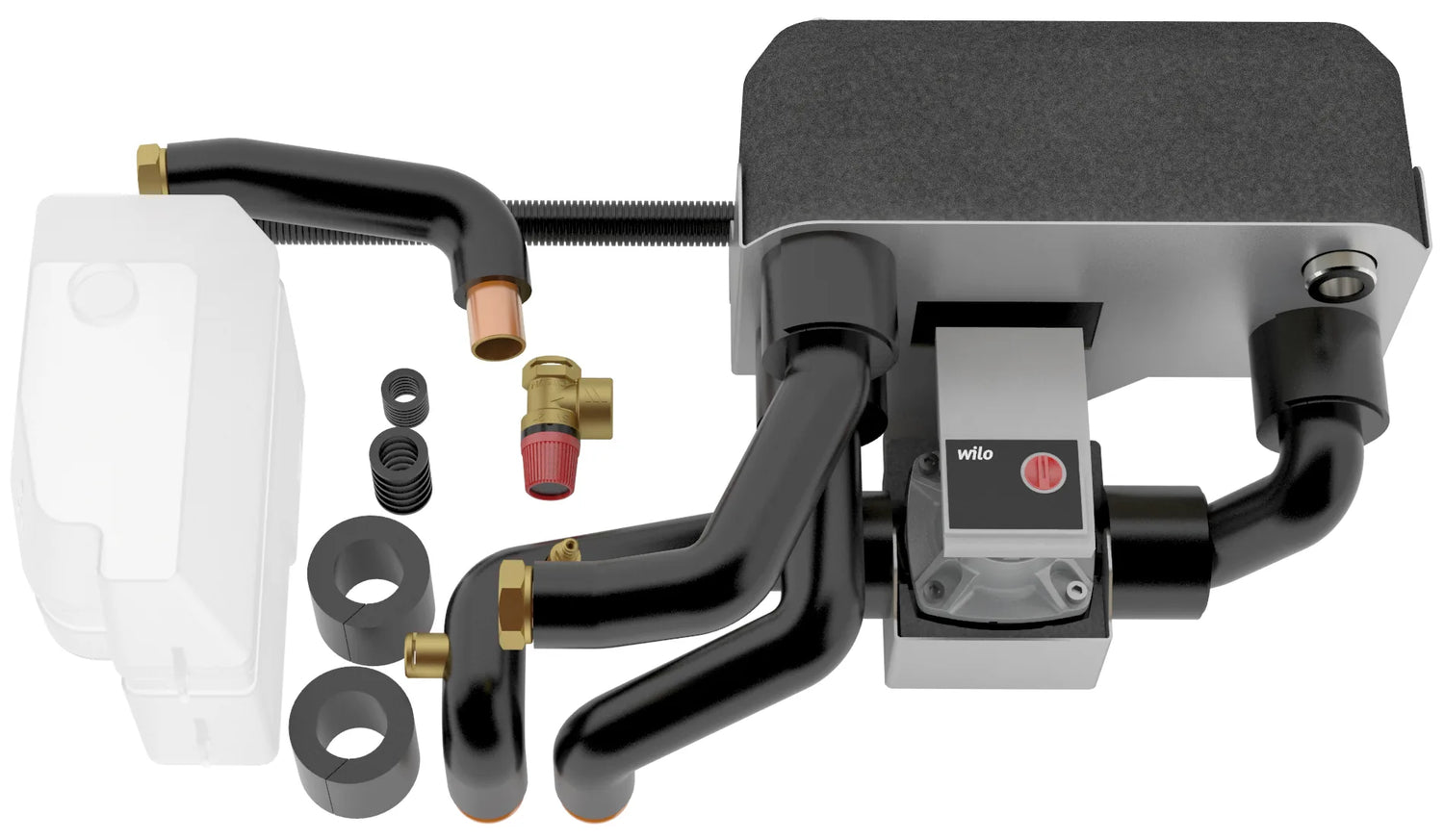 Kit de découplage par échangeur pour GeniaSet Max 12 - 15 - Saunier Duval
