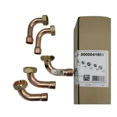 Douilles à braser OBLIGATOIRE UNIQUEMENT pour 1ére Installation Modèle THEMA/SEMIA - ref 8000041699 - Saunier Duval