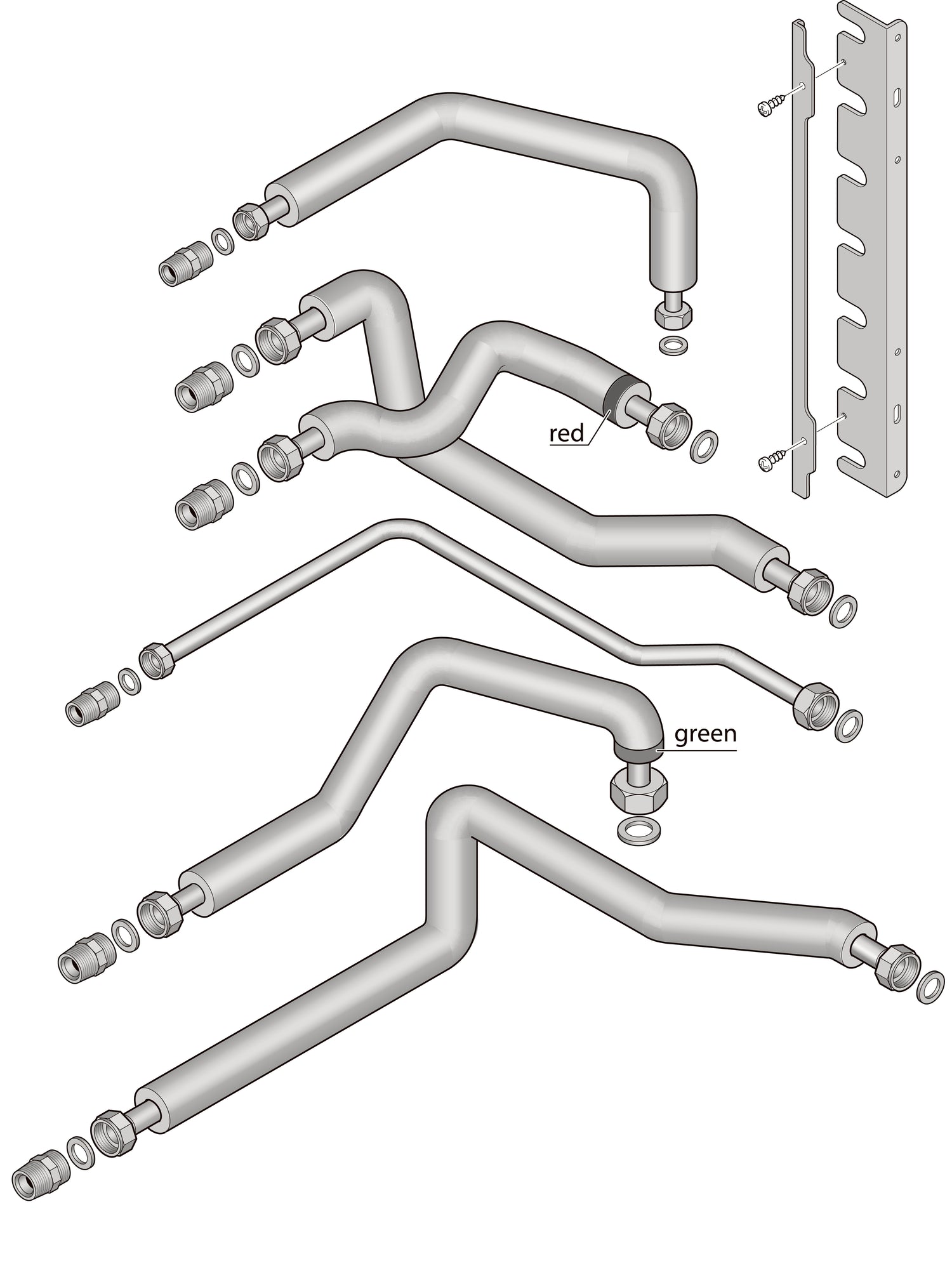 Kit raccordement horizontal gauche - SVB 1519 pour Stellis MODULE CONDENS - ELM Leblanc