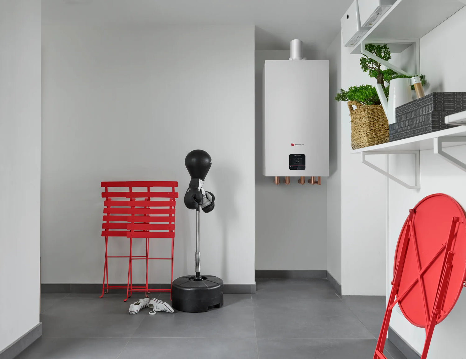 IsoMax T31 Condens - Chaudière Murale, 2 x Ballons 21L Intégrés avec Régul Radio + Sonde de T° Ext.