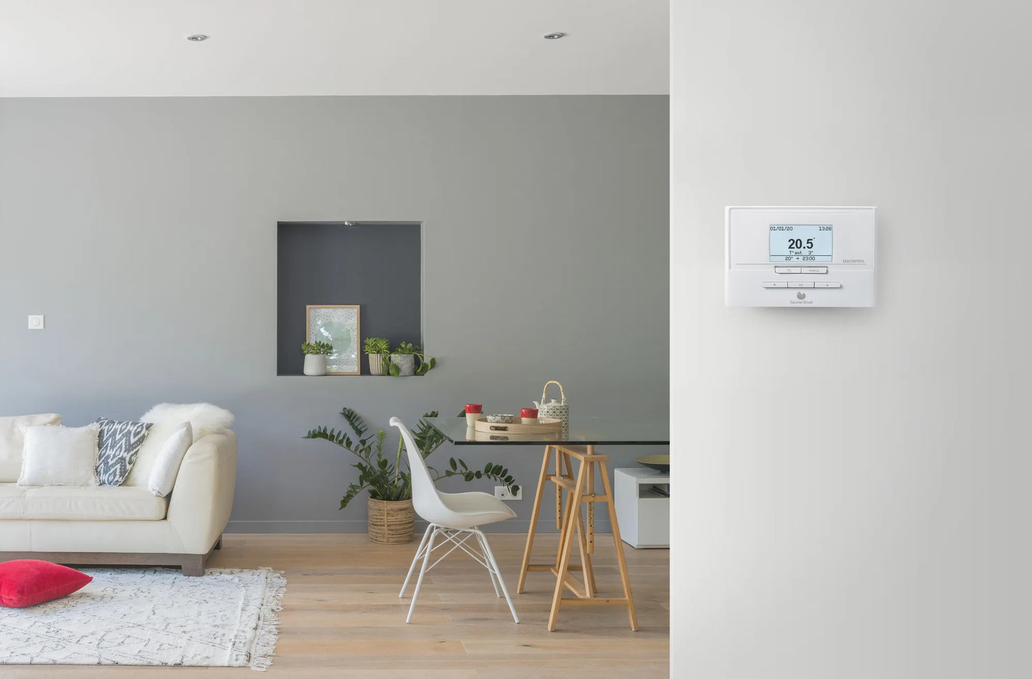 Exacontrol E7R C-B - Régulateur modulant, radio et programmable - Saunier Duval
