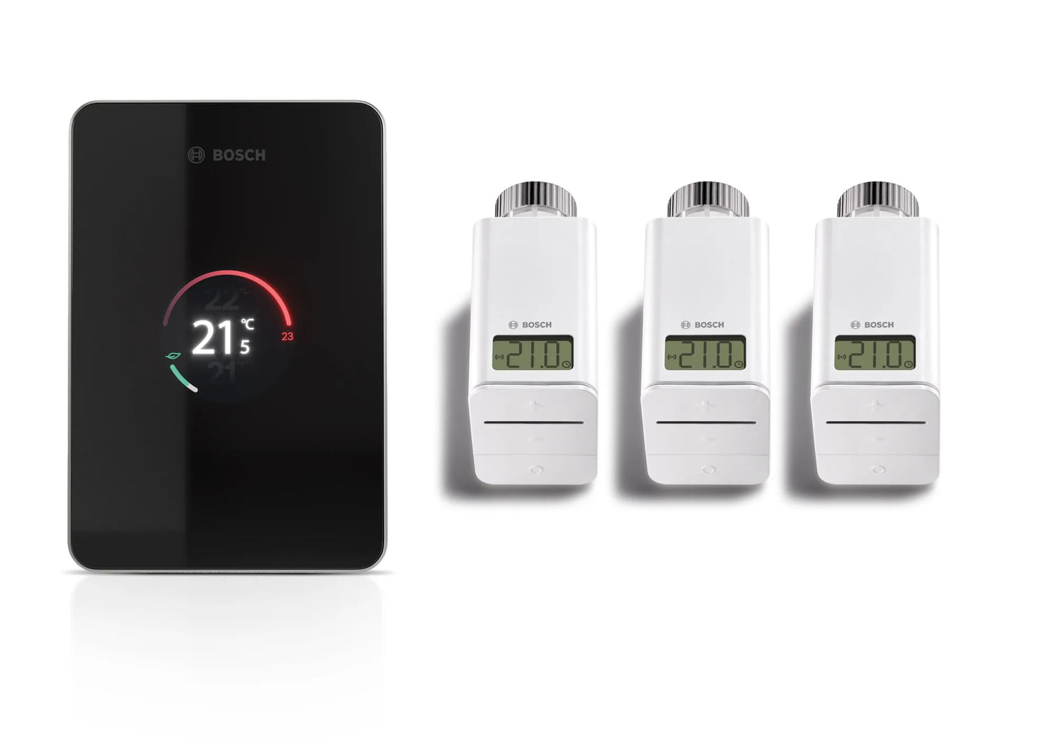 Régulation d'ambiance Filaire EasyControl CT200 Noir tactile/connectée + 3eTRV - Bosch