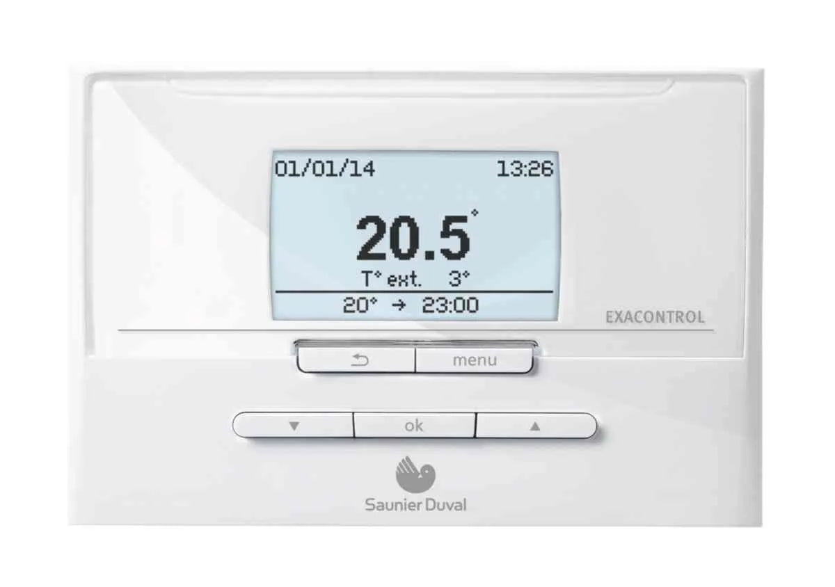 Exacontrol E7 C - Régulateur modulant, filaire et programmable - Saunier Duval