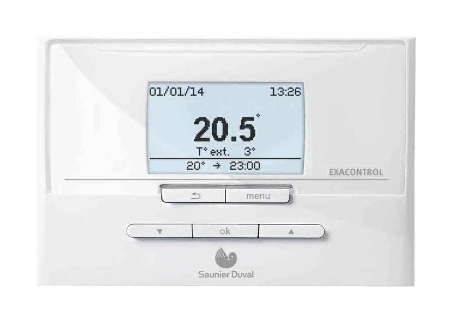 Exacontrol E7 C - Régulateur modulant, filaire et programmable - Saunier Duval