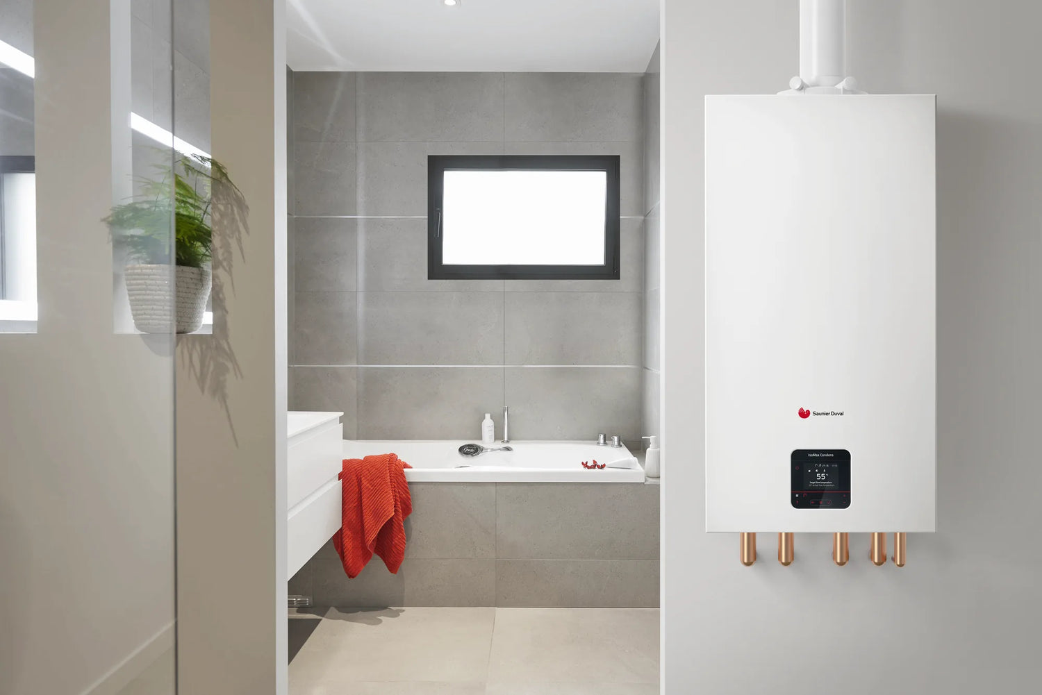 IsoMax T31 Condens - Chaudière Murale, 2 x Ballons 21L Intégrés avec Régul Radio + Sonde de T° Ext.
