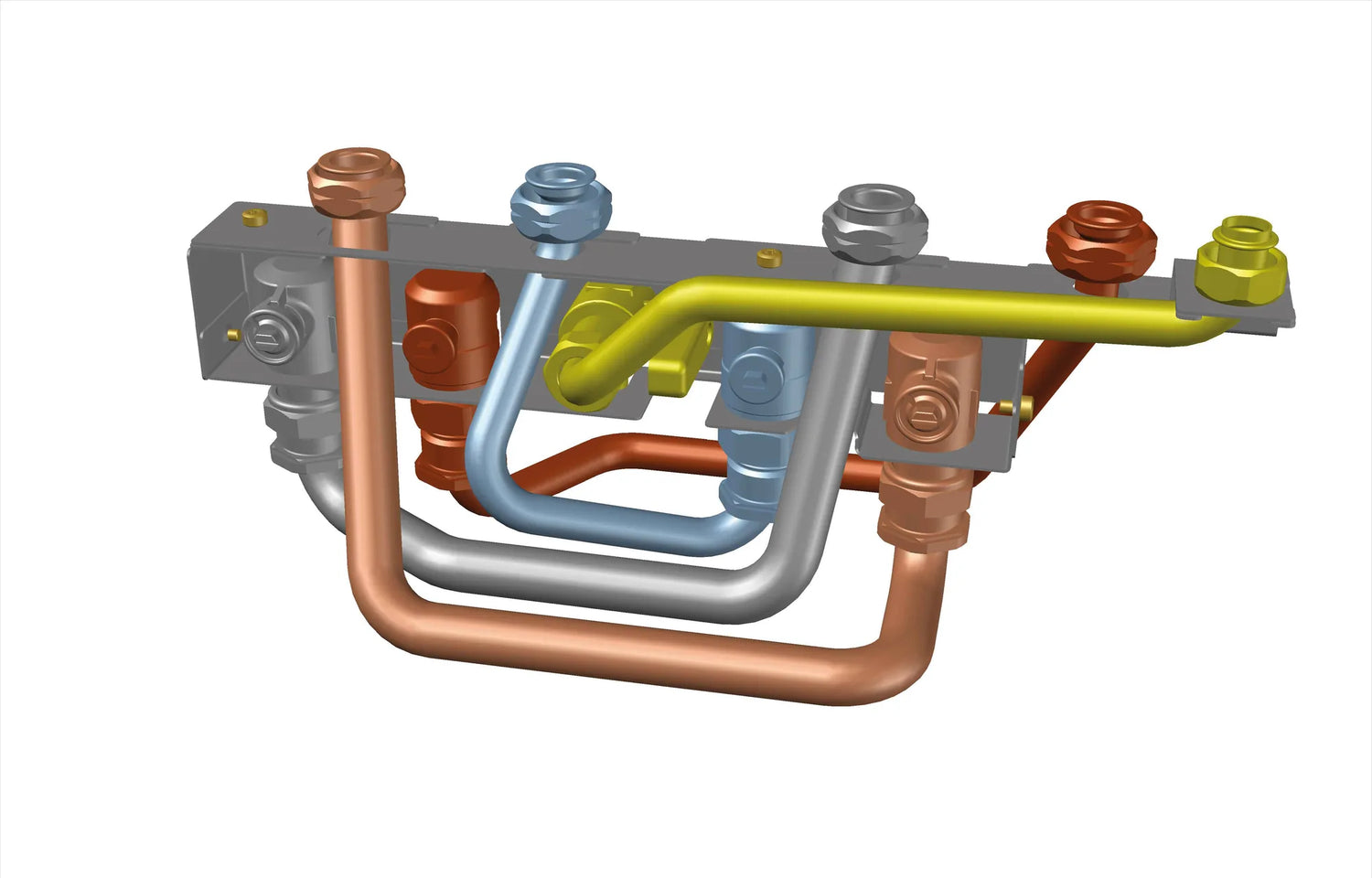 Tubulures Express + Cache remplacement d'une Chaffoteaux pour THEMA Bas-Nox - Saunier Duval
